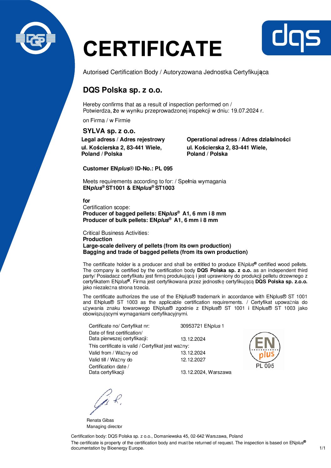 Pellet SYLVA A1 DIN Plus - obrazek 3