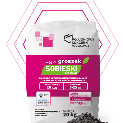Węgiel groszek Sobieski Premium
